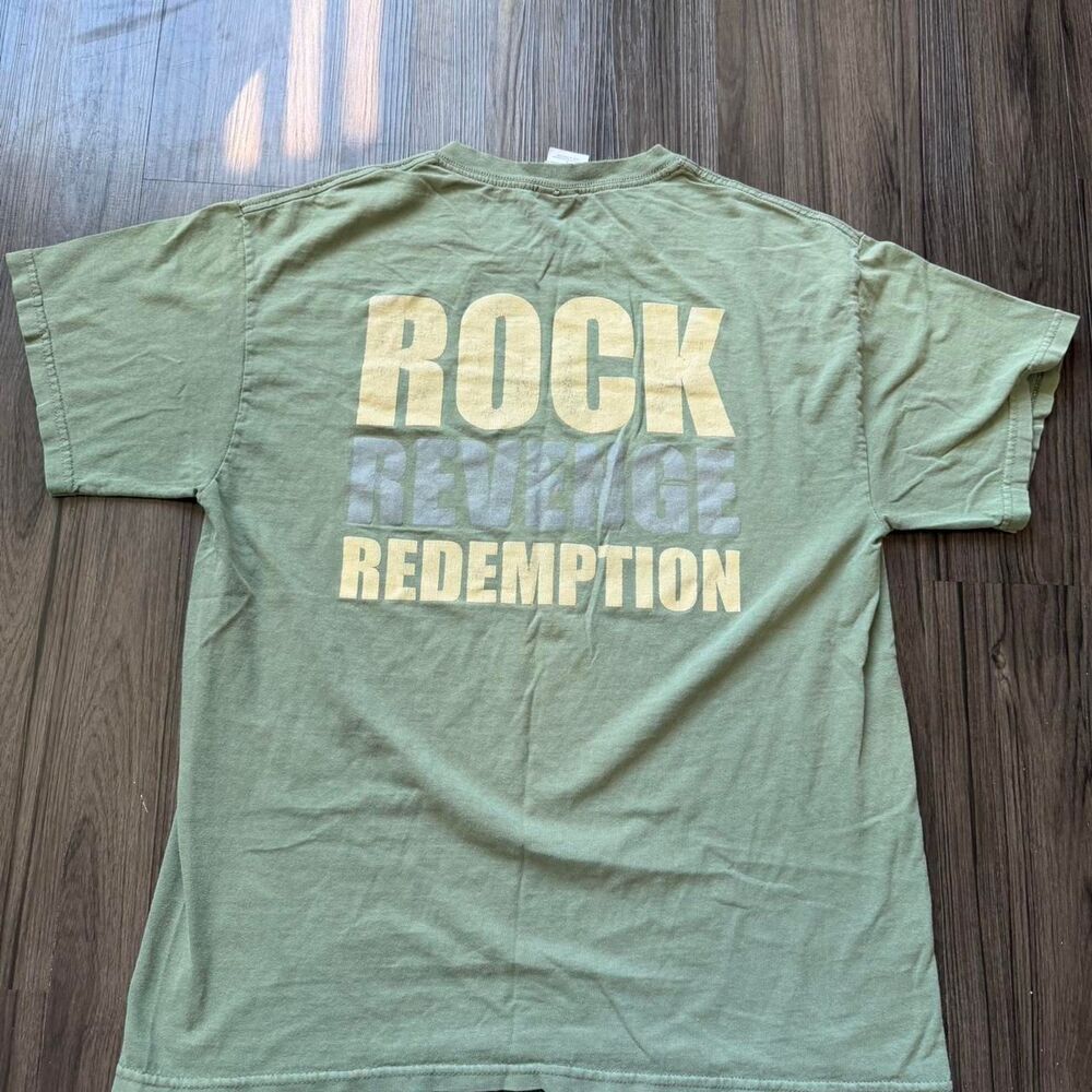 Vntg 90s Queensryche Operation Mindcrime Rock Revenge Redemption Band Metal Tee View 2